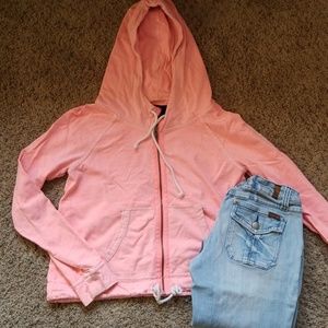 American eagle top and Zandi brand jeans